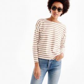 Saint James for J Crew Slouchy T-Shirt camel at J. Crew